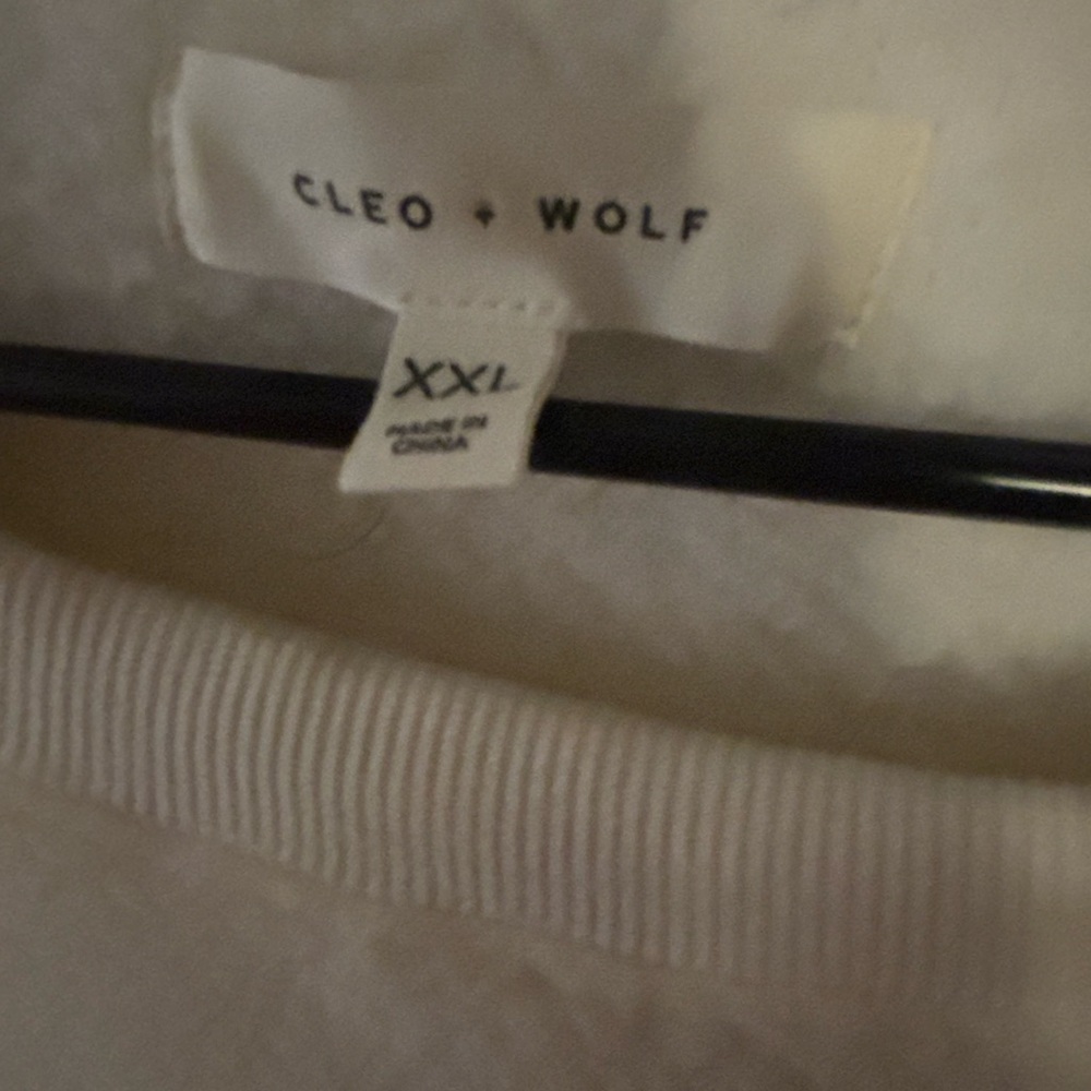 Cleo & Wolf “Wild at Heart” fleece sweater